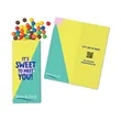 Candy Coated Chocolate Bitz Full-Color Custom Sweeter Card
