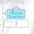 Laminated Personalized Name Badge/Tag (2.125"x4.375")