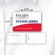 Laminated Personalized Name Badge/Tag (2.625x3.875")