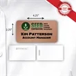 Laminated Personalized Name Badge/Tag (2.25"x4.25")