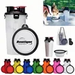 Portable Pet Water Bottle With Collapsible Bowl