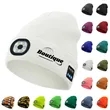 Bluetooth Beanie With Led Headlamp And USB Charging
