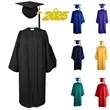 Matte Graduation Cap and Gown Class Set with Tassel
