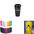 16oz Reusable Coffee Cup with Lid,Passenger Travel Tumbler