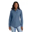 Port & Co Women's Long Sleeve Value Denim Shirt.
