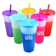 24 OZ. Color Changing Cups  with Lids & Straws