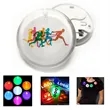 Lighted Glow LED Button Pin Badge