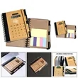Solar Calculator NoteBook with Pen