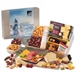 Snacking Smorgasbord with Blue Snowman Sleeve