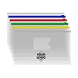 A4/A5/A6 Clear Plastic Zipper File Bags