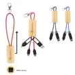 Bamboo Slider Multi-Chargin Cables