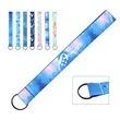 3/4" Custom Polyester Wrist Keychain Lanyard W/ Split Ring