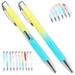 Gradient Color Ballpoint Pen with Metal Clip