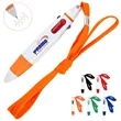4 Color Ballpoint Pen with Lanyard for Events and Office