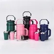 50oz Portable Stainless Steel Thermos (with Cup & Straw)