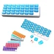 31 Days Keyboard Detachable Monthly Pill Case Organizer