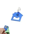 Aluminum House Shape Bottle Opener Keychain Tag