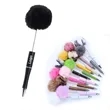 Ball-Point Pen Featuring Fuzzy Pom-Pom Accent
