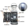 15 Pcs LED Camping Lantern Tools Set Outdoor Hardware Kit