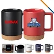 Dumas Cork Base Ceramic Mug - 15 OZ.
