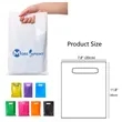12 Microns Plastic Die Cut Retail Shopping Tote Handle Bag