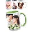 15 oz. Glossy Two-Tone Custom Photo Mugs
