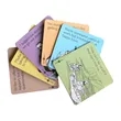 Full Color Imprint  60 Point Square 4" Pulp Board Coaster