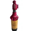 Knitted  Scarf and Hat Set for Wine Bottle Decor