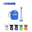 3 In 1 Charging Cable Kit With Keyring Case