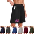 Athletic Shorts for Men with Pockets and Elastic Waistband