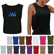 Pima Cotton Cropped Workout Tank Tops for Women