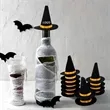 Halloween Wine Bottle Decoration Mini Felt Hats