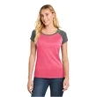 Sport-Tek Women's Heather-On-Heather Contender Scoop Neck...