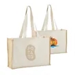 Eco-Friendly Cotton & Jute Tote with Sturdy Design
