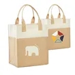 Mini Jute Gift Bag with Cotton Trims