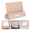 Wooden Menu Holder Office Card Display Stand