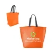 Two-Tone Heat Sealed Non-Woven Tote Bag