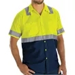 Red Kap Men's Tall Enhanced & Hi-Visibility Work Shirt