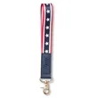 USA Patriotic Wrist Strap Keychain