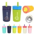 12oz Insulation Stainless Steel Tumbler with Straw and Lid