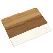 BROOKE   ACACIA WOOD AND FAUX MARBLE CUTTING BOARD