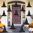 Halloween Witch Hats Black Hanging Witch Hat