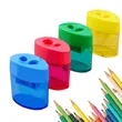 Dual Holes Compact Colored Handheld Pencil Sharpener