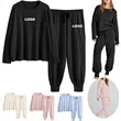Custom Women's Loungewear 2 Piece Outfits Sweatsuit