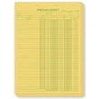 Pricing sheets