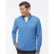 Adidas Men's 3-Stripes Quarter-Zip Sweater Pullover