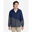 CORE365 Unisex Techno Lite Colorblock Windbreaker