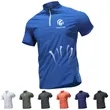 Quick dry casual running slim fit mock neck polo shirts