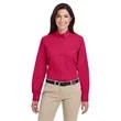Harriton Women's Foundation Cotton Twill Shirt with Teflon