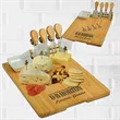 Hardwood Charcuterie Board with Knives Bowl & Markers